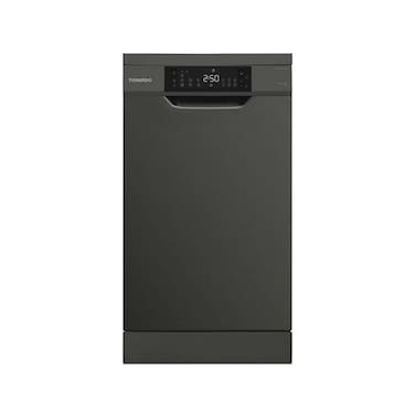Tornado Digital Dishwasher 10 Person 45 cm 7 Programs - Black - TDV-FN107CBK