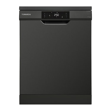 غسالة أطباق تورنيدو ديجيتال 13 فرد 8 برامج - أسود - TDV-FN138CBK
