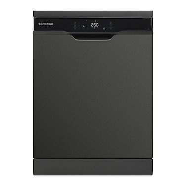غسالة أطباق تورنيدو ديجيتال 15 فرد 8 برامج - أسود - TDV-FN158CBK