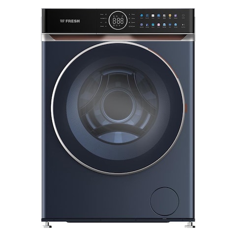 Fresh Front Load Washing Machine 10 Kg with Dryer Inverter - Dark Blue - WD10DD1458G2OB