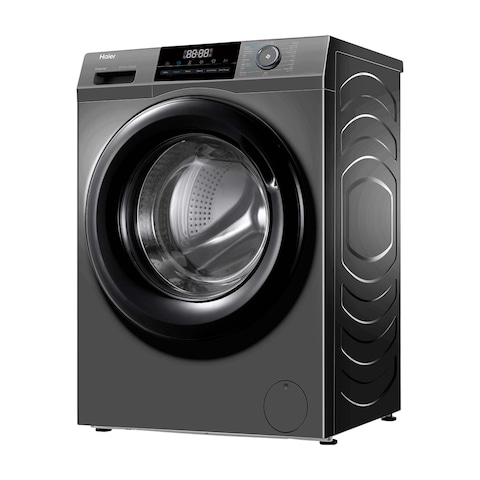 Haier Inverter Digital Front Load Washing Machine 8 Kg - Gray -HW80-BP14929AS6

