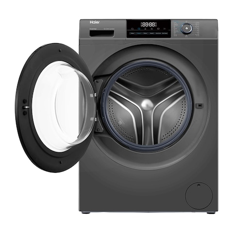 Haier Inverter Digital Front Load Washing Machine 8 Kg - Gray -HW80-BP14929AS6

