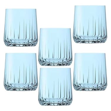 طقم أكواب اولد فاشون باشاباهتشي نوفا - 310 مل - 6 قطع - تركواز