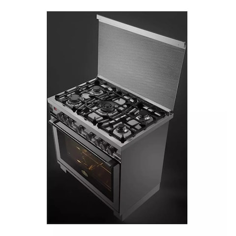Kiriazi Premier Smart Cooker 90 Cm 5 Burners - Stainless - 90FC9
