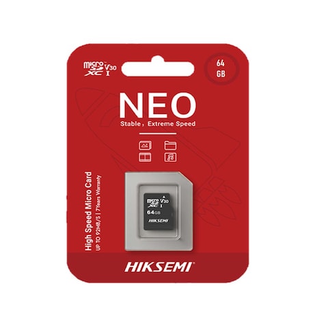 HIKSEMI Neo 64Gb Micro Sd Memory Card - HS-TF-C1-64GB