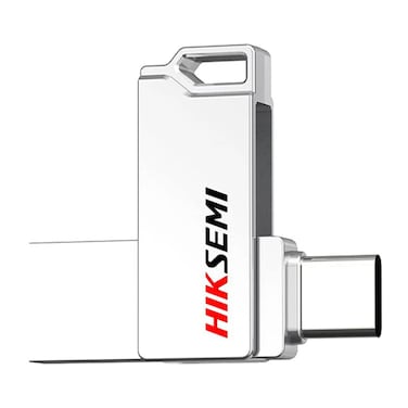 فلاش ميموري يو اس بي 3.2 هيكسيمي 32 جيجابايت - فضي - HS-USB-E327C