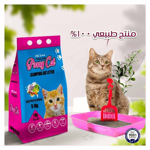رملة القطط بوسي كات المعطرة - 5 كجم