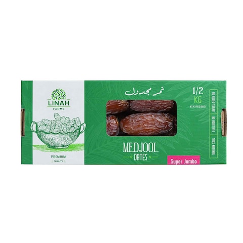 Linah Farms Super Jumbo Medjool Dates - 500 gram