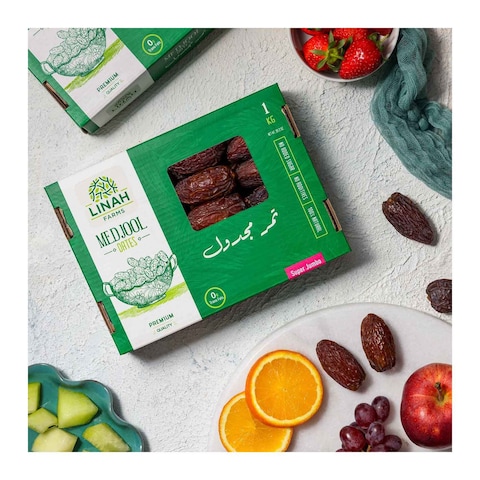 Linah Farms Super Jumbo Medjool Dates - 1 Kg