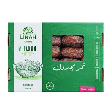 تمر مجدول مزارع لينا سوبر جامبو - 1 كجم