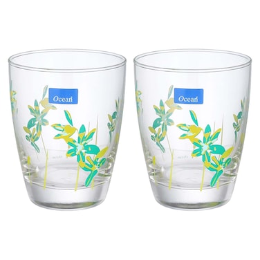 طقم اكواب مياه اوشن أمبر فيلد - 365 مل - قطعتين