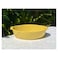 Cerutil Stoneware Oval Roaster Oven Dish - 3.80 Liter - Yellow