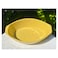 Cerutil Stoneware Oval Roaster Oven Dish - 3.80 Liter - Yellow