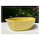 Cerutil Stoneware Oval Roaster Oven Dish - 3.80 Liter - Yellow