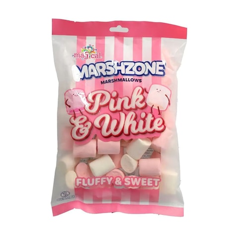 Magical Marshzone Blue &amp; White Marshmallows - 150 gram