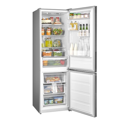 Midea Bottom Freezer Refrigerator 310 Liter Nofrost Digital - - Silver - MDRB424FGN46