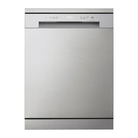 غسالة أطباق إل جي QuadWash 14 فرد - فضي - DFC612FV