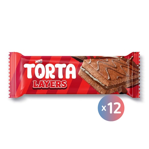 Torta Layers Chocolate Cake - 12 Pieces
