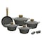 Neoflam Marble Cookware Set - 11 Pieces - Grey