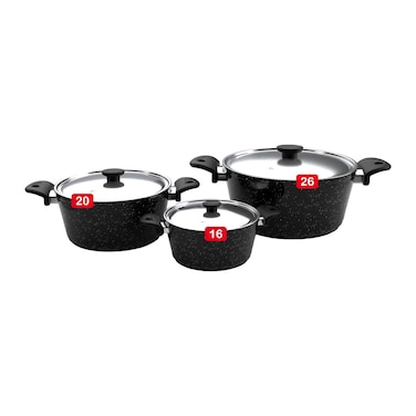Top Chef Cookware Set - 6 Pieces