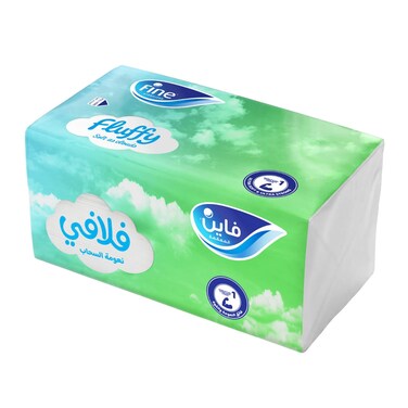 Fine Facial Tissue Fluffy - 480 Tissues