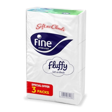 فاين فلافى مناديل وجه - 480 منديل - 3 قطع