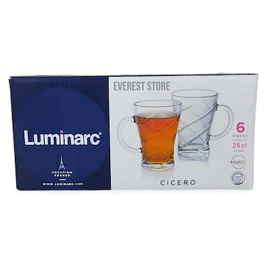 طقم أكواب شاي لومينارك سيسيرو - 6 قطع