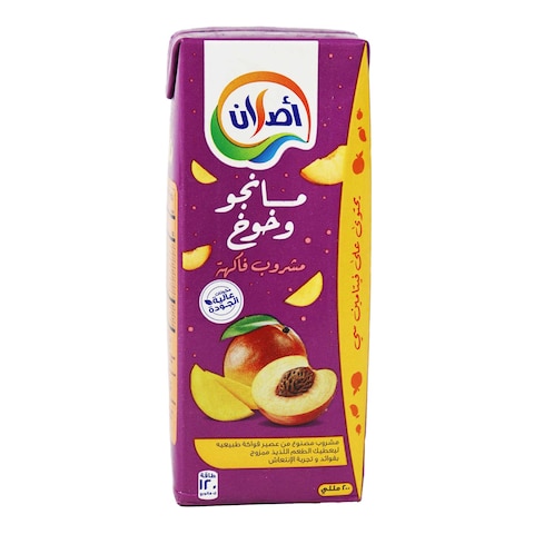 Aslan Mango Peach Juice - 200 Ml