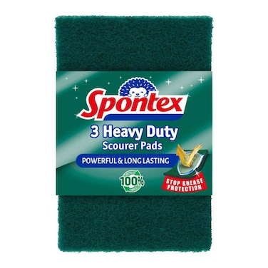 Spontex Heavy Duty Scourer Pads - 3 Count