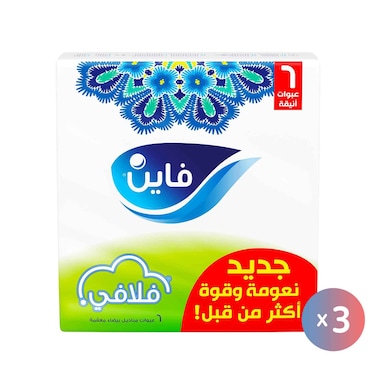 مناديل للوجه فاين فلافي - 480 منديل - 18 علبة مناديل