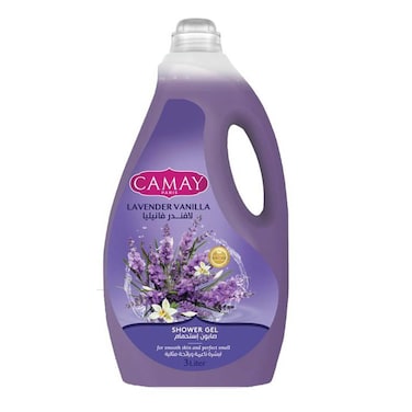 جل استحمام كاماي برائحة اللافندر والفانيليا - 3 لتر