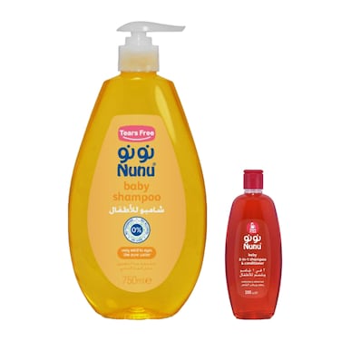 شامبو للأطفال نونو - 750 مل + شامبو بلس للأطفال - 100 مل