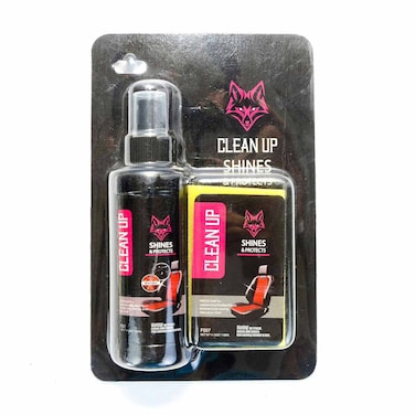 Clean Up Car dashboard Protectant Polish Set