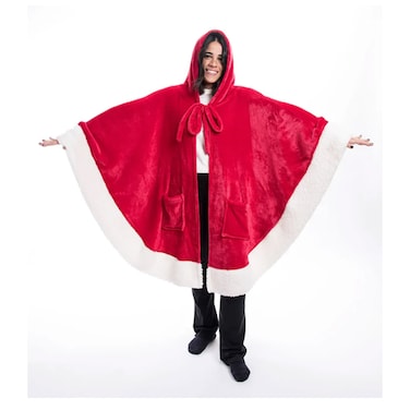 Mintra Home Poncho for Women - Red