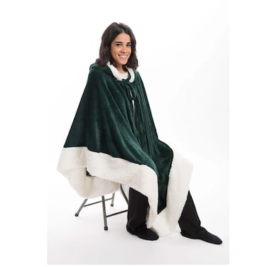 Mintra Home Poncho for Women - Green