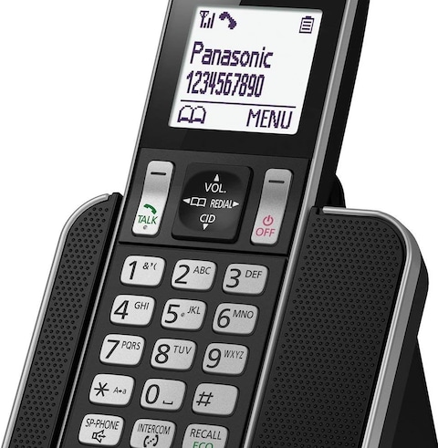 تليفون لاسلكي باناسونيك ديجيتال - فضي - KX-TGD310