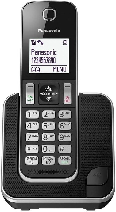 Panasonic Digital Cordless Telephone - Silver - KX-TGD310