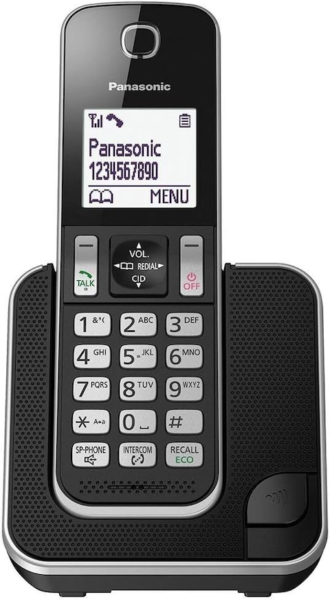 تليفون لاسلكي باناسونيك ديجيتال - فضي - KX-TGD310