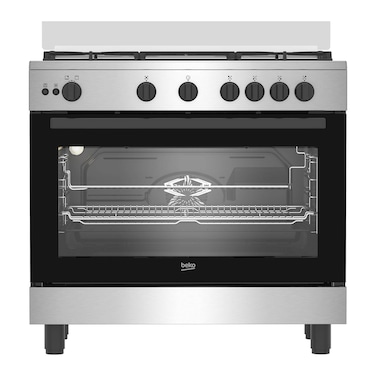 بوتجاز بيكو غاز 90 سم 5 شعلة - ستانلس ستيل - BGGR11125GX