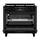 Beko Gas Cooker 90 Cm 5 Burners - Black - BGGR11225GB