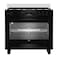 Beko Gas Cooker 90 Cm 5 Burners - Black - BGGR11225GB