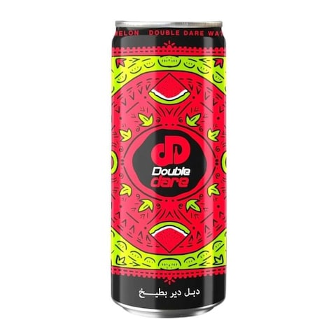 دابل دير مشروب غازي بنكهة البطيخ - 250 مللي