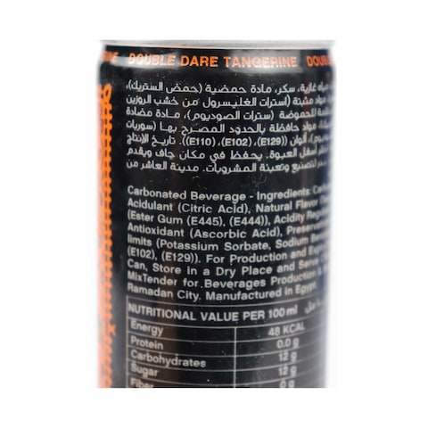 Double Dare Carbonated Tangerine Drink - 250ml