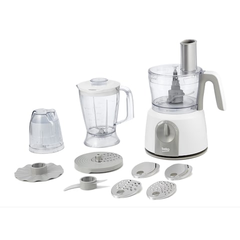 Beko Food Processor 1.2 Liter 1000 Watt - White - FPP4402W