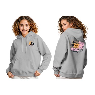 سويت شيرت ديزني ميكي بغطاء للرأس للنساء - صغير جداً جداً