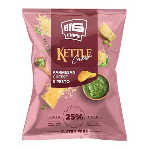 Big Chips Parmesan And Pesto - 100 Gm