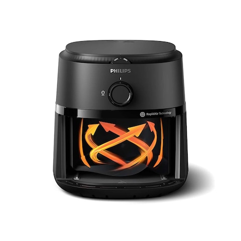 Philips 1000 Series Air Fryer 1300 Watt 3.2 Liter - Black - NA110/00