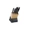 Tramontina Stainless Steel Knives Set with Stand - 6 Pieces