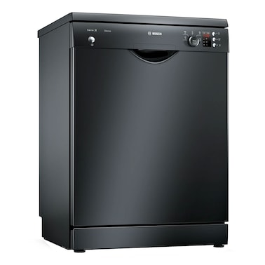 Bosch Fee-Standing Dishwasher - 12 Person - Black - SMS25AB00V