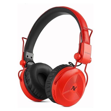سماعة رأس لافينتو بلوتوث 5.0 بميكروفون - أحمر - HP235
